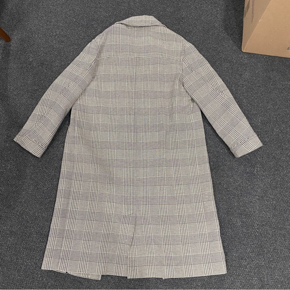 STELLA MCCARTNEY Flor Plaid Long Coat - Picture 8 of 11